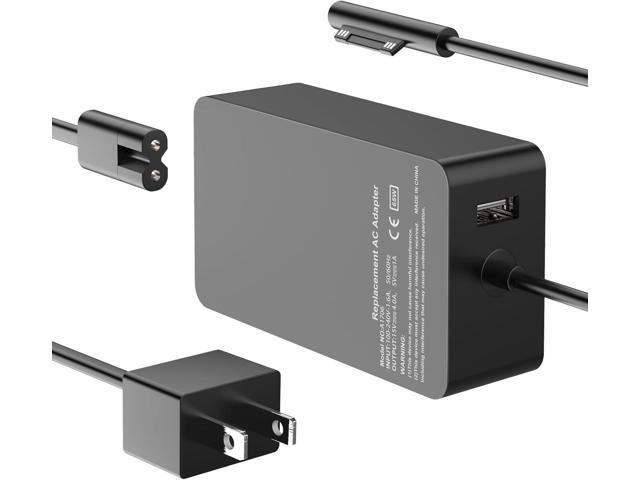 Dgkeyh Suitable for Microsoft 65W Laptop Charger Adapter Parameter 15V4A/5V1ASurface Pro3 4 5 6 7 8 9 X Synchronous rectification solution High...