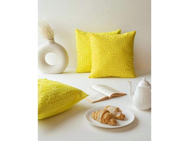 Expobazaar Cushion Cover Applique Gulchand Design, Set Of 2
