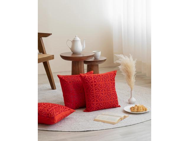 Expobazaar Cushion Cover Applique Ball Design, Set Of 2