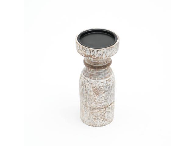 Expobazaar Decorative Wooden Centerpiece Candle Holder (2022918-2174) - 3.5' X 9'