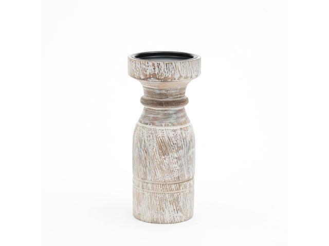 Expobazaar Decorative Wooden Centerpiece Candle Holder (2022918-2174) - 3.5' X 9'