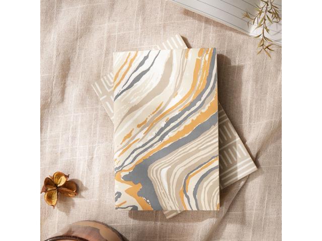 ExpoBazaar Soft Cover Orange/Brown Note Book - Pack of 5