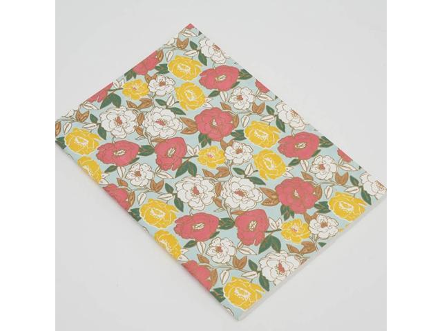 ExpoBazaar Flower Designed Soft Cover Notebook - Pack Of 6