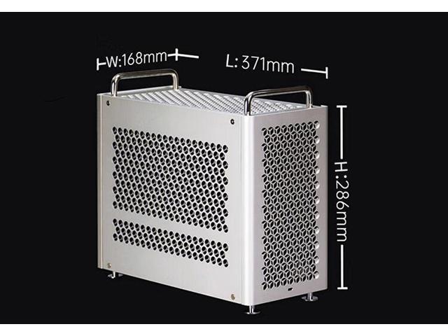 Gintol ZZAW B2 Pro all aluminum chassis computer case micro-ATX,mini-ITX motherboard/ATX/SFX power supply 240 water-cooled computer host small...
