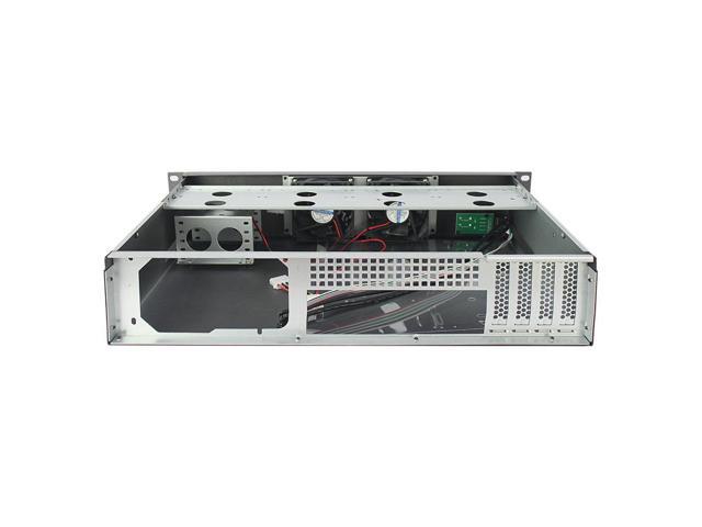 19 inch standard rack mounted 2U server chassis Case industrial control computer case with silent, dust-proof, ultra short 300mm depth monitoring...