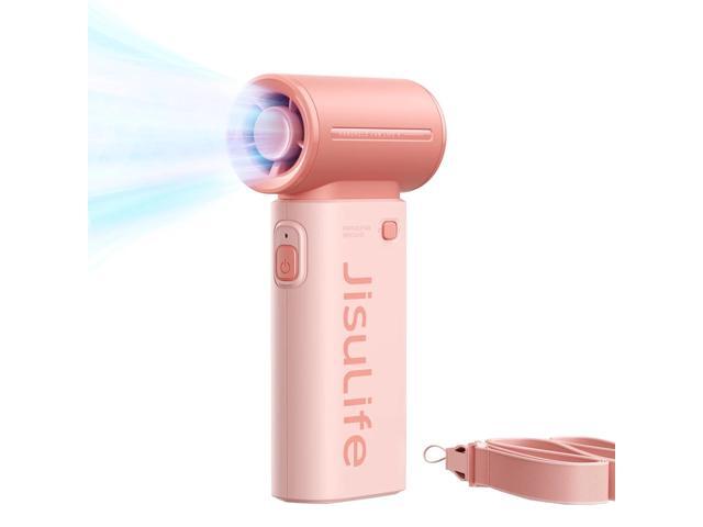 JISULIFE Portable Handheld Fan, 40000 RPM Turbo Fan, 12H Battery Life, 5-Speed, 3600mAh USB Rechargeable, Mini Pocket Design, Gift for Women Men,...