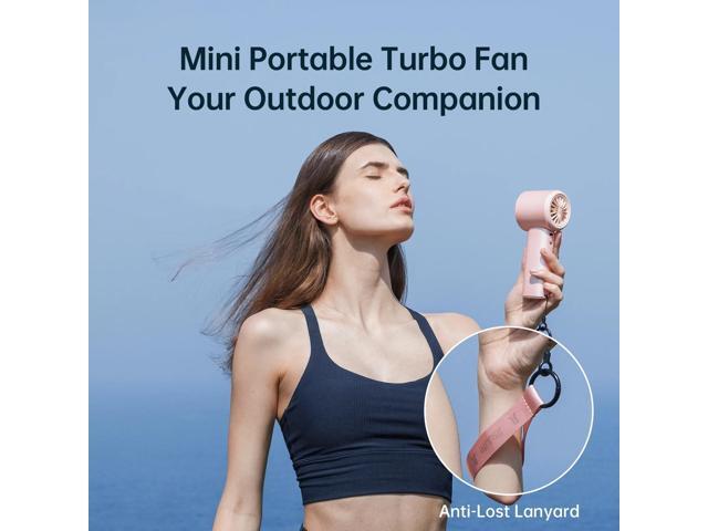 JISULIFE Handheld Fan, USB Rechargeable Fan Battery Operated, 1-100 Speeds Adjustable Personal Fan, Digital Display, Gift for Camping/Outdoor