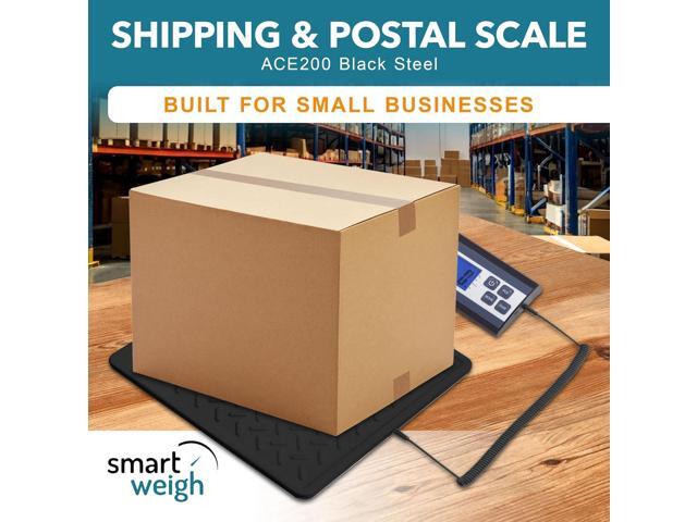 Smart Weigh Digital Shipping and Postal Scale - High Accuracy Alloy Steel Platform Heavy Duty Scale for Packages w/Tare Function Manual Auto Off...