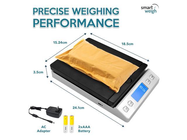 Smart Weigh All in 1 Digital Shipping Postal Scale 66LB 0.1oz Accurate Digital Postal Scale with Hold and Tare Function Ideal for Shipping Packages...