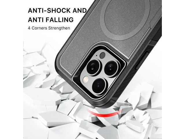 MyBat Fortress Series Phone Case for Apple iPhone 16 Pro Max Case Compatible with MagSafe Translucent Matte Hard Back, Slim, Anti-Fingerprint,...