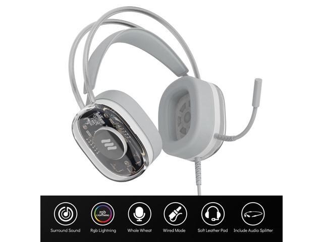 Echelon Wired Headphones, Gaming Headset with Microphone and Volume Control, On-Ear Headphones Corded Stereo USB-C Plug Headset for Smartphones...