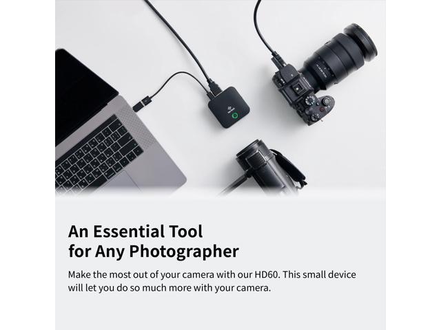 Narvitech NS110, External Capture Card. HD60 Pro, Stream and Record in 1080P60 with ultra-low latency on PS5, PS4, Xbox Series X/S, in OBS and...