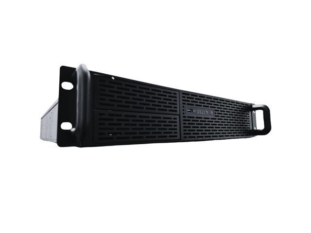 RACKOWL 2U Server Case, Rackmount Server Chassis; 8* HDD Bays (6*3.5' & 2*5.25'); E-ATX/CEB/EEB/ATX Mobo, Mid Fans 4* 80mm, Size:16.8* 3.5* 25.0'