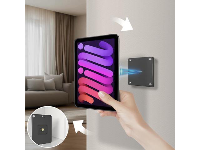 Zilvex Magnetic Charging Case with Wall Mount for iPad Mini6/7 (A17 Pro, A15 Bionic)8.3-Inch Holder with Strong Magnets, Quick 18W Charge, and Easy...