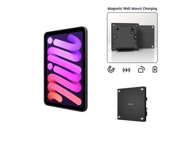 Zilvex Magnetic Charging Case with Wall Mount for iPad Mini6/7 (A17 Pro, A15 Bionic)8.3-Inch Holder with Strong Magnets, Quick 18W Charge, and Easy...