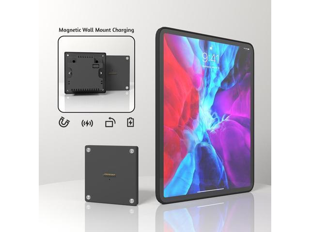 Zilvex Magnetic Wall Mount with Charging Case for iPad iPad Pro 11-Inch, 100-250V AC 18W Quick Charge, Strong Magnets
