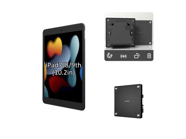 Zilvex Magnetic Wall Mount Charging Dock with Protective Case mounts for iPad -10.2in ipad 7th/8th/9th, AC-Powered Wall Mount - Compatible