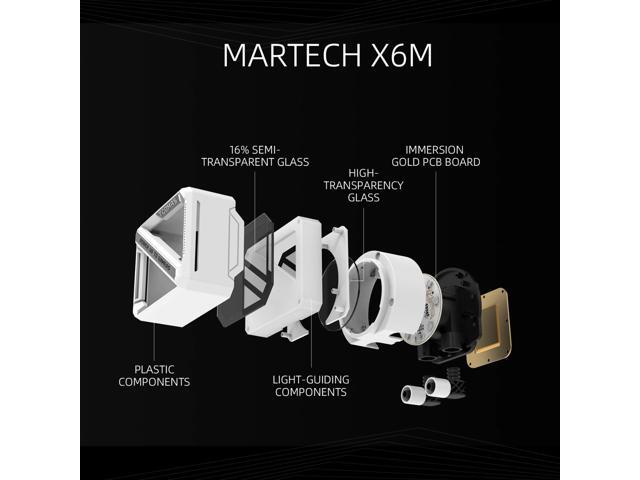 TCOMAS LE200 White 360 ARGB Liquid CPU Cooler Signature Square ARGB Pump Design, Vibrant Lighting Effects, Supports Intel LGA 1851/1700 & AMD AM5/AM4