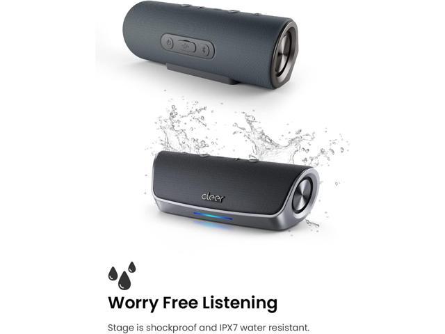 Cleer Scene Portable Bluetooth Speaker,IPX7 Waterproof,Powerful Sound and Deep Bass,Built-in Echo and Noise Canceling Microphone,12 Hours...