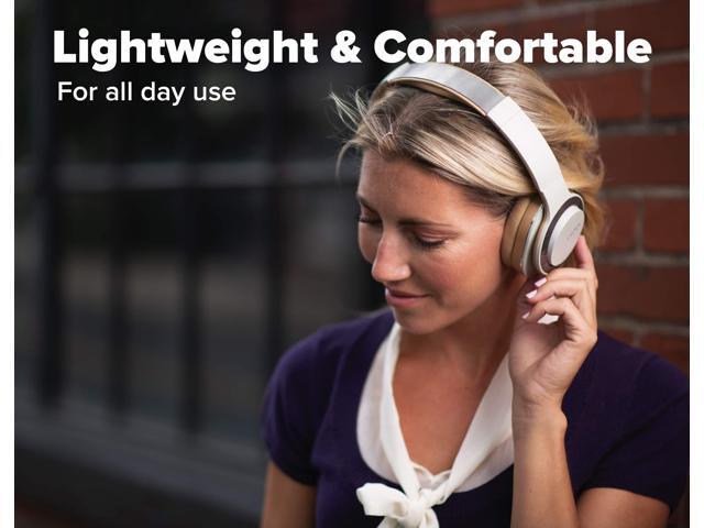 Cleer Audio Enduro 100 Bluetooth Wireless Over The Ear Headphone - Up to 100 Hours Battery Life, Built-in Mic, Hi-Res Sound, Comfortable Fit and...