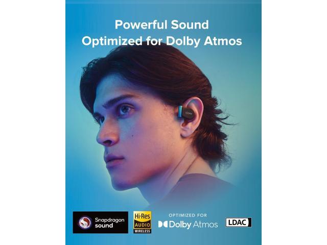 Cleer ARC 3 Gaming Earbuds - True Wireless Open Ear Headphones,Ultra-Low Latency,Snapdragon & Dolby Sound, Bluetooth 5.4, USB-C Dongle,50Hr...