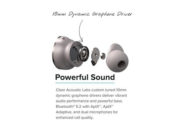 Cleer Audio Ally Plus II True Wireless Noise Canceling Earbuds, IPX4 Sweat Resistant in-ear headphones, Crystal Clear Voice with Echo and Noise...