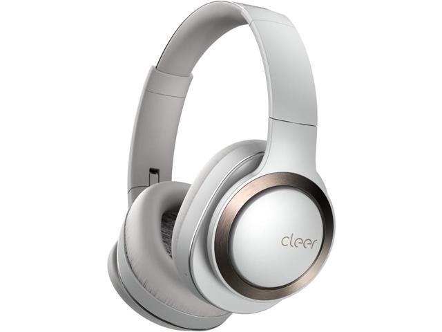 Cleer Enduro ANC Bluetooth Headphones Noise Cancelling 60 Hours Playtime Hi-Res Audio Light Grey