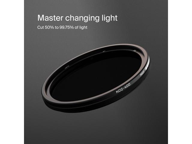 Urth 72mm ND2-400 (1-8.6 Stop) Variable ND Lens Filter