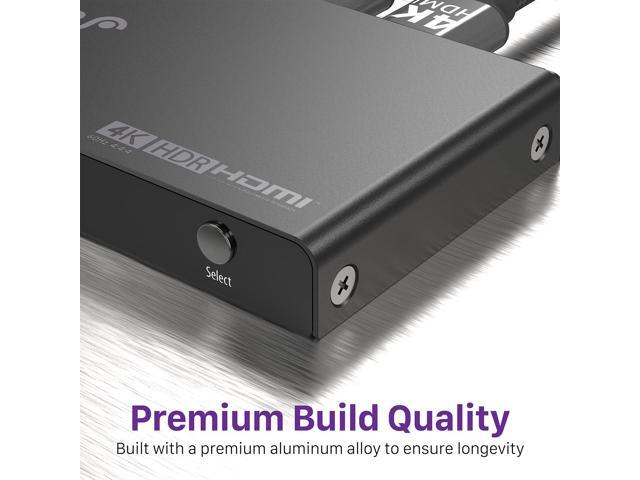 Fosmon 5 In 1 Out HDMI Splitter With Remote HDMI 2.0 4K@60Hz HDMI Switch Switcher Selector Box Supports HDR HDCP 2.2 For PS5 Xbox Nintendo Switch - image 5