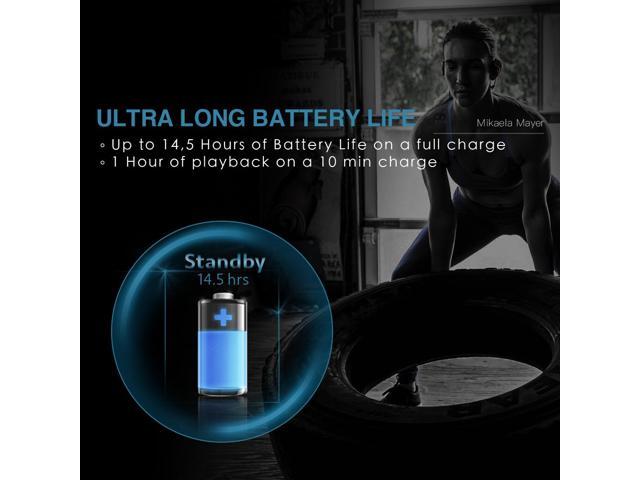 Bliiq Bluetooth Headphones [Hummingbird] Hifi Bass Stereo with Mic Water-resistant Wireless Sport Earphones -BLACK - image 5