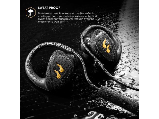 Bliiq Bluetooth Headphones [Hummingbird] Hifi Bass Stereo with Mic Water-resistant Wireless Sport Earphones -BLACK - image 4