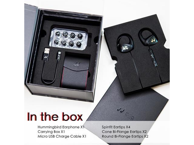 Bliiq Bluetooth Headphones [Hummingbird] Hifi Bass Stereo with Mic Water-resistant Wireless Sport Earphones -BLACK - image 6