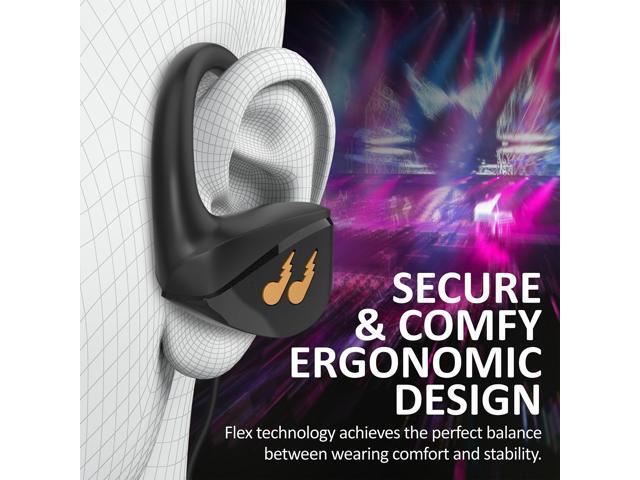 Bliiq Bluetooth Headphones [Hummingbird] Hifi Bass Stereo with Mic Water-resistant Wireless Sport Earphones -BLACK - image 2