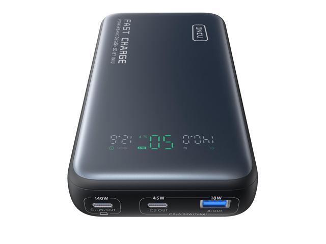 INIU 140W Power Bank Smallest 25000mAh Fast Charging Portable Charger for MacBook Dell HP iPad Tablet iPhone Samsung etc