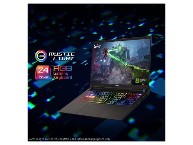 MSI Vector 16 HX AI 400 Gaming Laptop, Intel Ultra 9-275HX, 64 GB DDR5 RAM, 2 TB PCIe SSD, 16' WQXGA (2560x1600) 240Hz Display, Nvidia G-Force RTX...