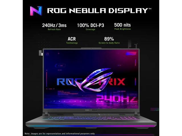 ASUS ROG Strix G18 Gaming Laptop, AMD Ryzen 9-8940HX, 32 GB DDR5 RAM, 1 TB PCIe SSD, 18' 2.5K (2560x1600) Nebula Display 240Hz, Nvidia G-Force RTX...