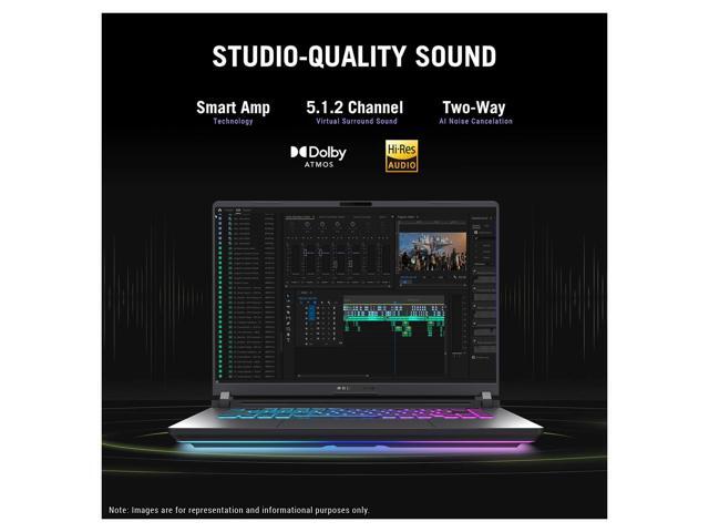 ASUS ROG Strix G16 Gaming Laptop, Intel i7-14650HX, 32 GB DDR5 RAM, 2 TB PCIe SSD, 16 FHD+ (1920x1200) Display, Nvidia G-Force RTX 5060, 4-Zone RGB...