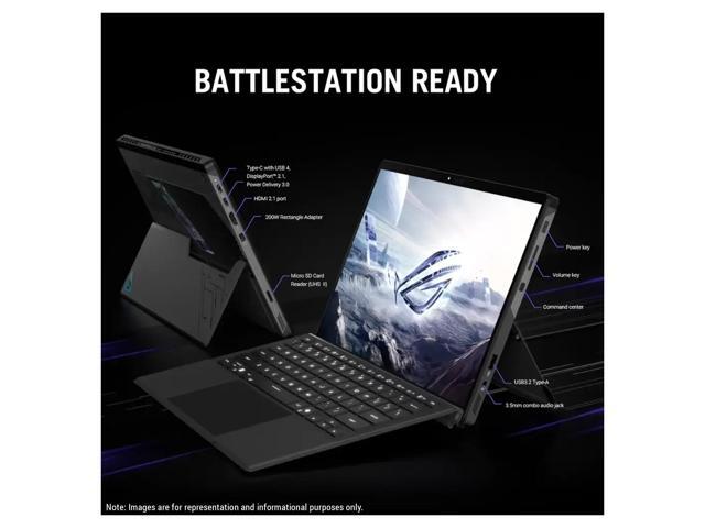 ASUS ROG Flow Z13 Gaming Laptop, AMD Ryzen AI MAX+ 395, 32 GB LPDDR5x RAM, 1 TB PCIe SSD, 13.4' 2.5K (2560x1600) 180Hz Touchscreen, AMD Radeon...