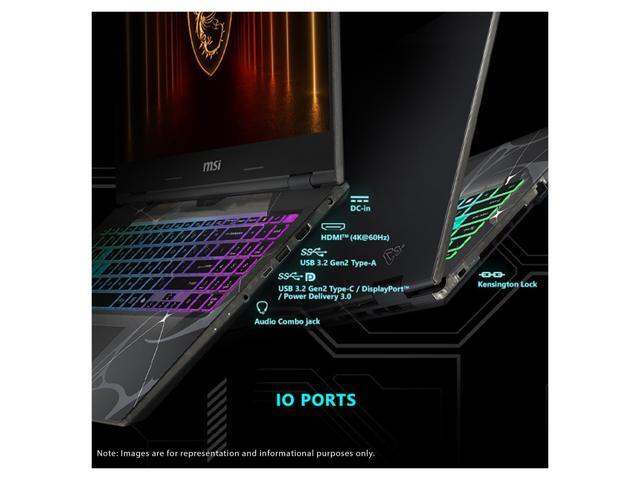 MSI Cyborg 17 Gaming Laptop, Intel 7-240H, 96 GB DDR5 RAM, 4 TB PCIe SSD, 17.3' FHD (1920x1080) 144Hz Display, Nvidia G-Force RTX 5060, 4-Zone RGB...