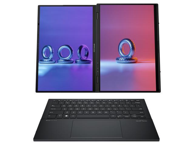 Asus Zenbook Duo Dual Laptop, Intel Ultra 9-185H, 16 GB LPDDR5X RAM, 2 TB PCIe SSD, 14'' WUXGA (1980x1200) OLED Touchscreen, Intel Arc Graphics,...