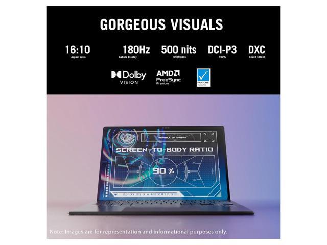 Asus ROG Flow Z13 2-in-1 Gaming Laptop, AMD Ryzen AI MAX 390, 32 GB LPDDR5x RAM, 1 TB PCIe SSD, 13.4'' 2.5K (2560x1600) 180Hz Touchscreen, AMD...