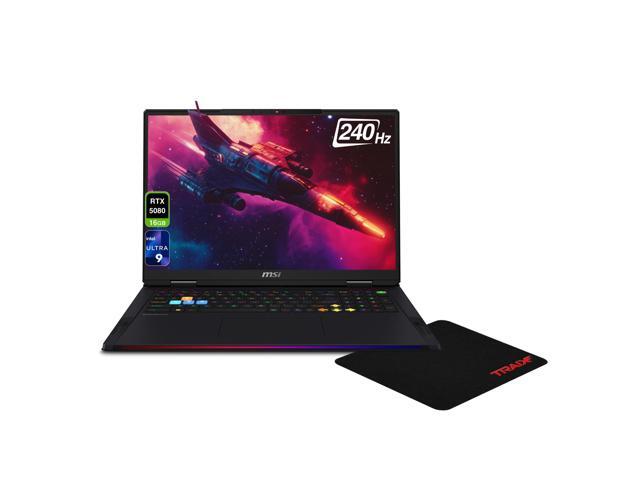 MSI Raider 18 HX Gaming Laptop, Intel Ultra 9-285HX, 64 GB DDR5 RAM, 2 TB PCIe SSD, 18' QHD+ (2560x1600) 240Hz, Nvidia G-Force RTX 5080, RGB...