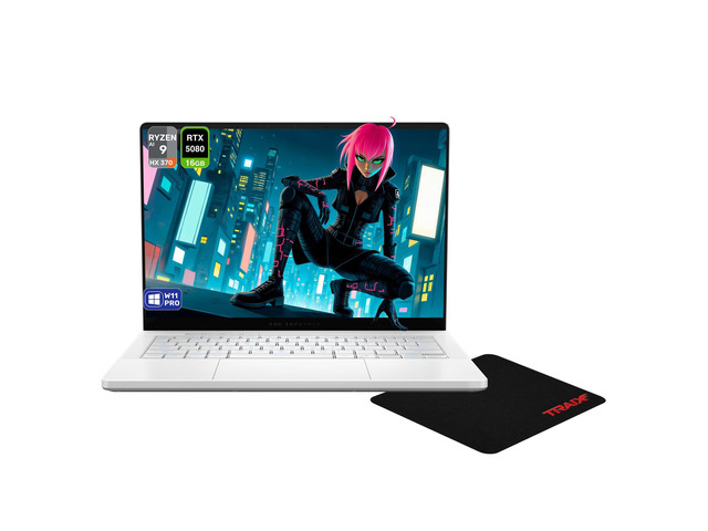 Asus ROG Zephyrus G14 Copilot+ Gaming Laptop, AMD Ryzen AI 9 HX 370, 32 GB LPDDR5X RAM, 4 TB PCIe SSD, 14' 3K (2880X1800) OLED 120Hz, NVIDIA...