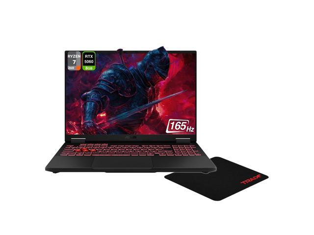 Asus TUF Gaming A16 Gaming Laptop,AMD Ryzen 7 260, 16 GB DDR5 RAM, 1 TB PCIe SSD, 16' WUXGA (1920x1200) 165Hz, NVIDIA G-Force RTX 5060, Backlit...