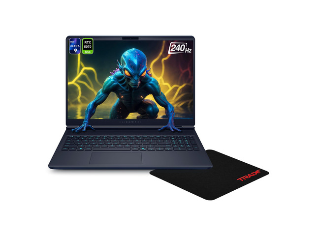 Alienware 16X Aurora Gaming Laptop, Intel Ultra 9 275HX, 32 GB DDR5 RAM, 4 TB PCIe SSD, 16' 2.5K (2560x1600) 240Hz, NVIDIA G-Force RTX 5070,...
