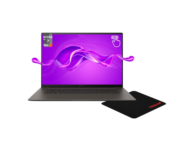ASUS Zenbook S16 Copilot+ Laptop, AMD Ryzen AI 7-350, 24 GB LPDDR5X RAM, 1 TB PCIe SSD, 16 3K (2880x1800) Touchscreen, AMD Radeon Graphics, Backlit...