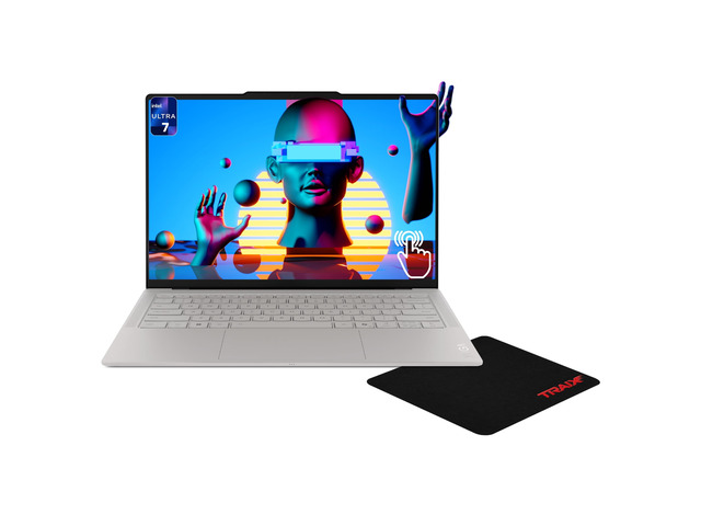 Lenovo Yoga Slim 7i Ultra Aura Edition Laptop, Intel Ultra 7-355, 32 GB LPDDR5X RAM, 2 TB PCIe SSD, 14' 3K (2880x1800) Touchscreen, Intel Graphics,...