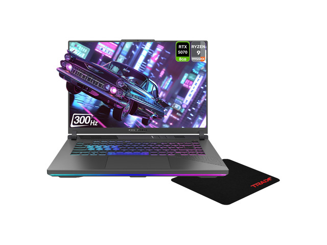 Asus ROG Strix G16 Gaming Laptop, AMD Ryzen 9 9955HX, 32 GB DDR5 RAM, (1 TB+2 TB) PCIe SSD, 16' 2.5K (2560x1600) 300Hz, NVIDIA G-Force RTX 5070,...