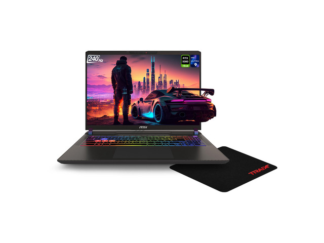 MSI Vector 16 HX Gaming Laptop, Intel Ultra 9 275HX, 64 GB DDR5 RAM, 1 TB PCIe SSD, 16' QHD+ (2560x1600) 240Hz, Nvidia G-Force RTX 5080, RGB...