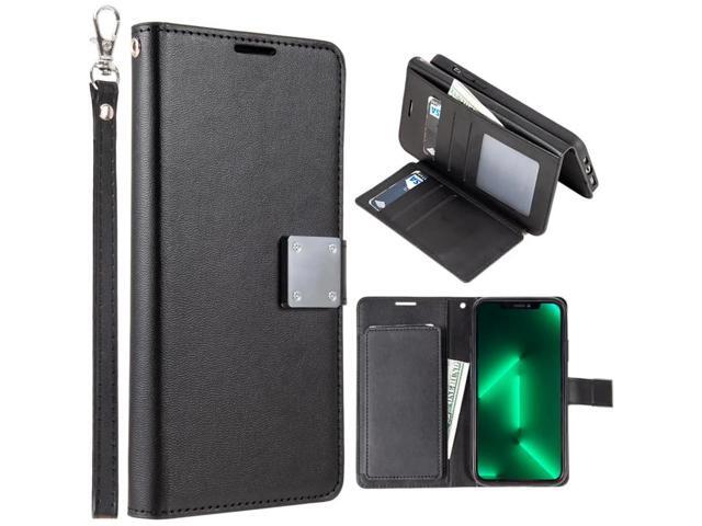 Entronix Case Compatible with Moto G Stylus 2022 - Foldable Leather Wallet, Card Holder & Lanyard